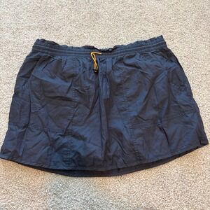 Outdoor Voices Windbreaker Skort Womens L Navy Blue Nylon‎ Gorpcore Tennis Prep